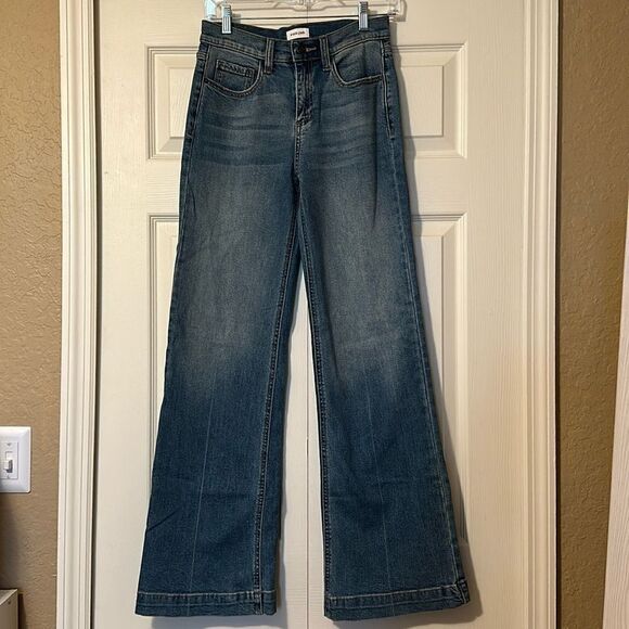 Sneak Peek Denim - Sneak Peek Wide Leg Jeans